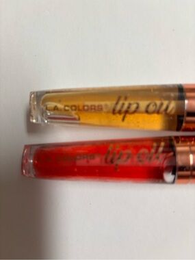 L.A. Colors Lip Oil Duo - Yellow & Red
